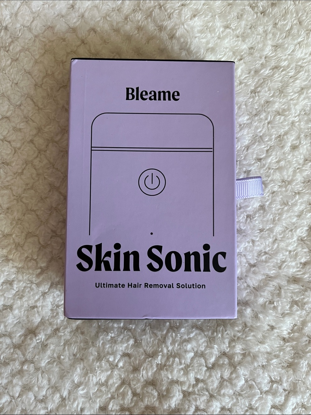 Bleame Skin Sonic Ultimate Hair Removal Solution NIB